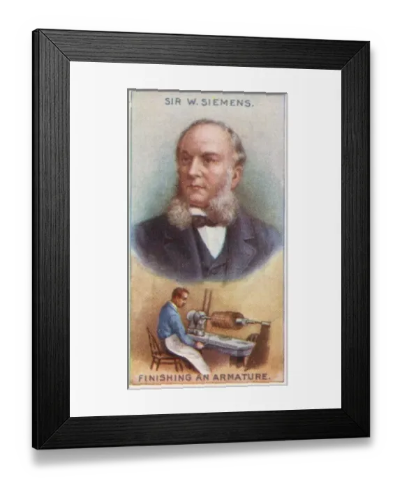 Framed Print : Kw Siemens / Cig Card Framed Print : Kw Siemens / Cig Card