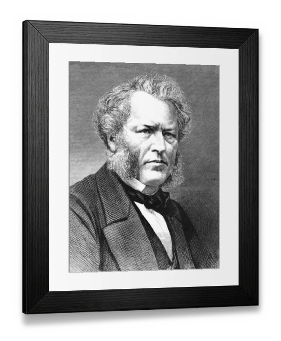 Framed Print : Samuel Gurney, Banker Framed Print : Samuel Gurney, Banker