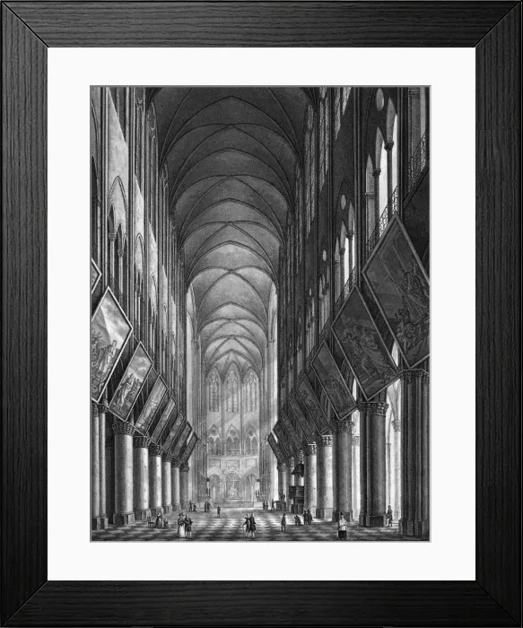 Framed Print : Paris / Notre Dame 1789 Framed Print : Paris / Notre Dame 1789
