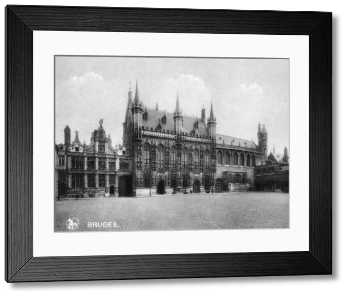 Framed Print : Law Courts, City Hall and Basilica, Bruges, Belgium Framed Print : Law Courts, City Hall and Basilica, Bruges, Belgium