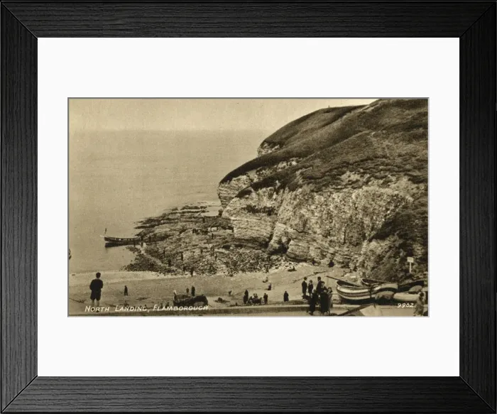 Framed Print : North Landing, Flamborough, North Yorkshire Framed Print : North Landing, Flamborough, North Yorkshire