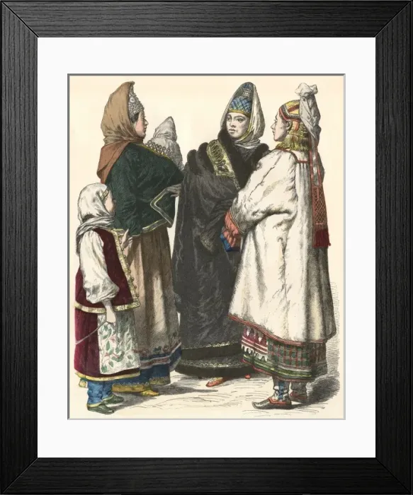 Framed Print : Racial / Russia / Provinces Framed Print : Racial / Russia / Provinces