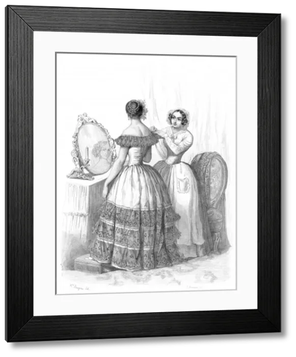 Framed Print : French Ladys Maid Framed Print : French Ladys Maid