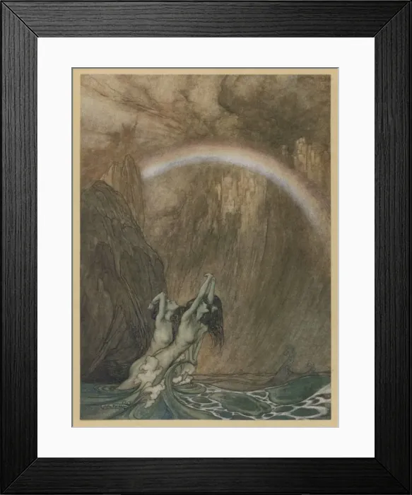 Framed Print : The Rhinemaidens Lament Framed Print : The Rhinemaidens Lament