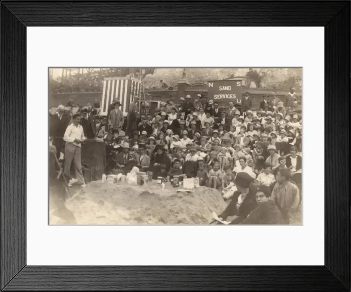Framed Print : Service on the Sand Framed Print : Service on the Sand