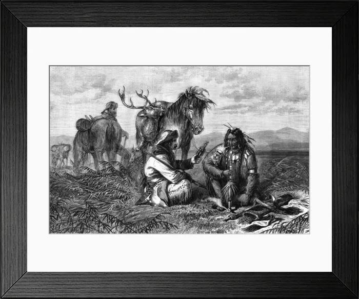 Framed Print : Trader Offers Whiskey Framed Print : Trader Offers Whiskey
