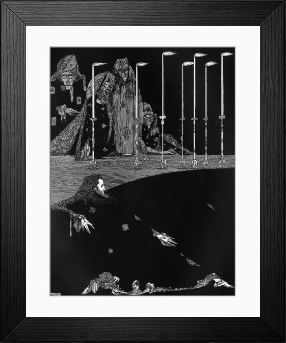 Framed Print : Poe / Tales / Pit & Pendulum Framed Print : Poe / Tales / Pit & Pendulum