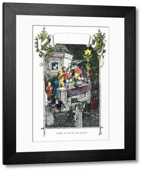 Framed Print : German Carollers Framed Print : German Carollers