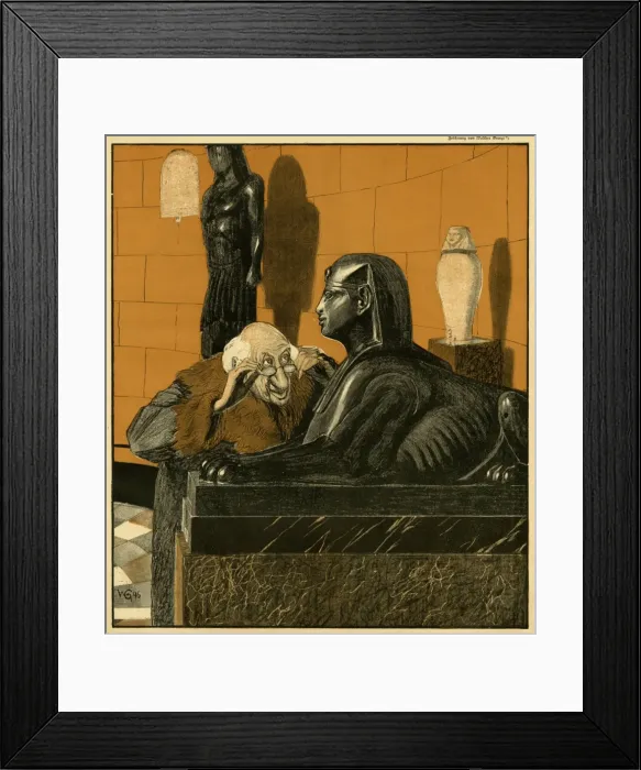 Framed Print : Riddle of the Sphinx Framed Print : Riddle of the Sphinx