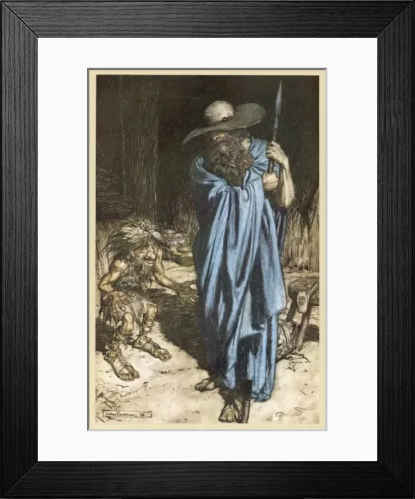 Framed Print : Wanderer and Mime Framed Print : Wanderer and Mime