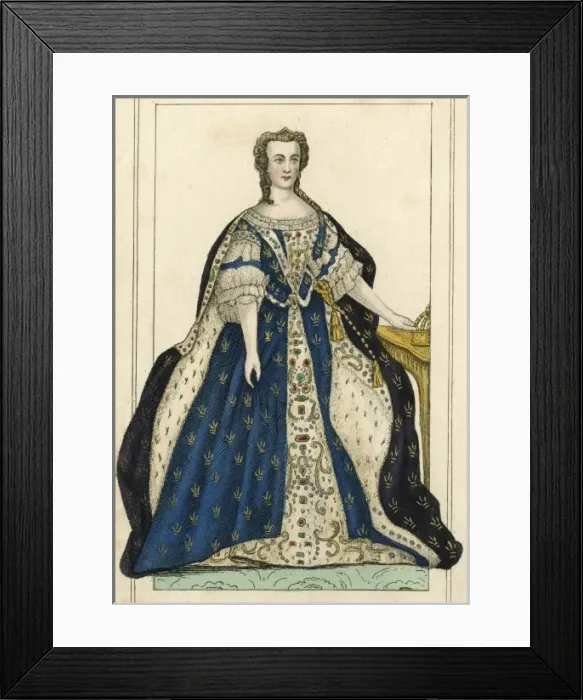 Framed Print : Marie (Queen Louis Xv) Framed Print : Marie (Queen Louis Xv)