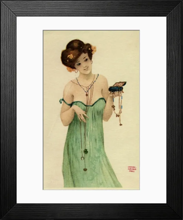 Framed Print : Female Type with Jewels Framed Print : Female Type with Jewels
