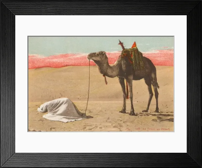 Framed Print : Praying in the Desert Framed Print : Praying in the Desert