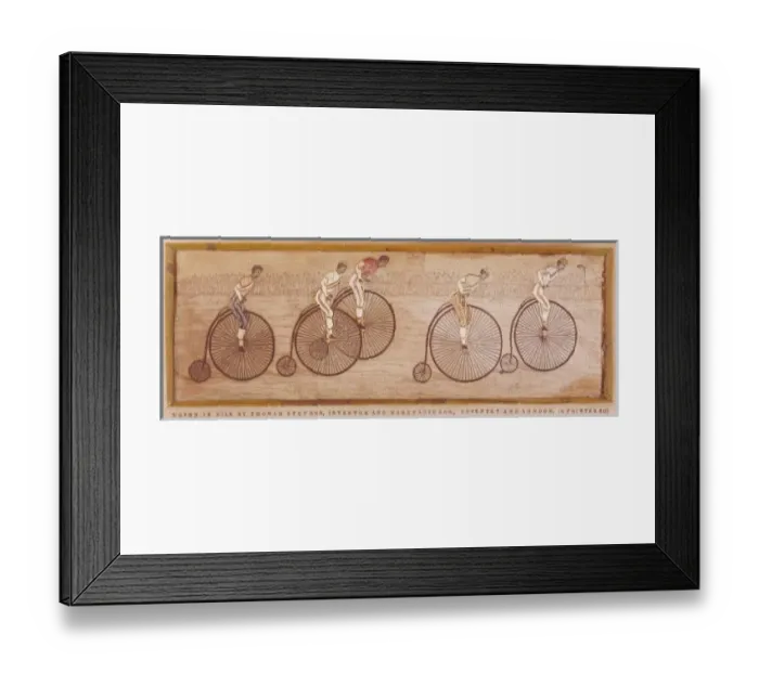 Framed Print : Penny Farthing Race Framed Print : Penny Farthing Race