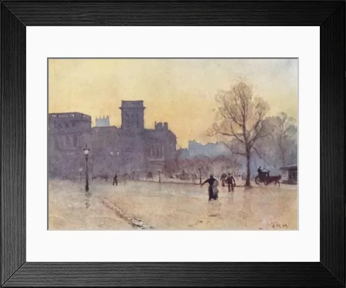 Framed Print : London / Whitehall / 1900 Framed Print : London / Whitehall / 1900