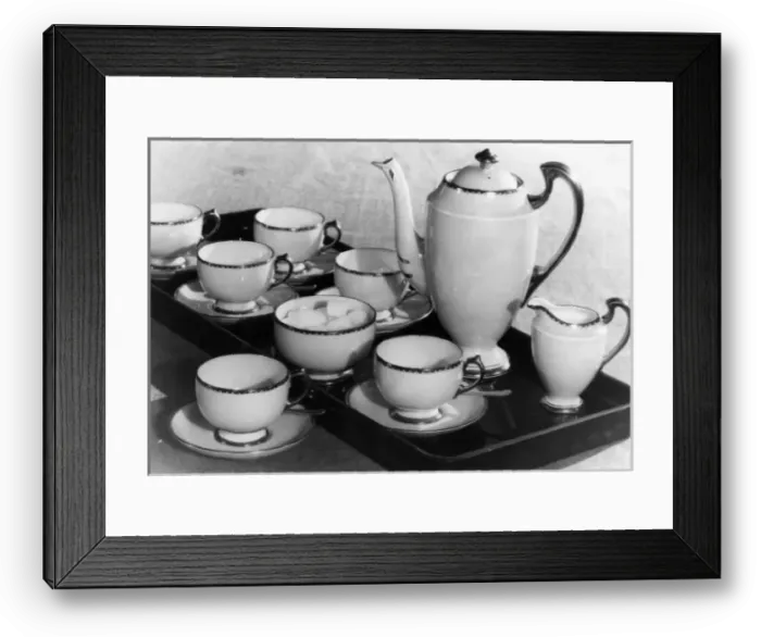 Framed Print : Coffee Set 1930S Framed Print : Coffee Set 1930S