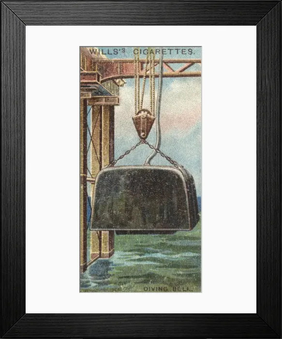 Framed Print : Diving Bell (Card) Framed Print : Diving Bell (Card)