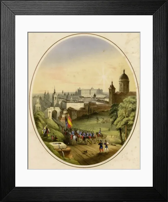 Framed Print : French Enter Rome / 1849 Framed Print : French Enter Rome / 1849