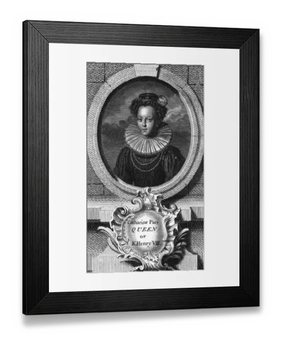 Framed Print : Catherine Parr / Univ Mag Framed Print : Catherine Parr / Univ Mag