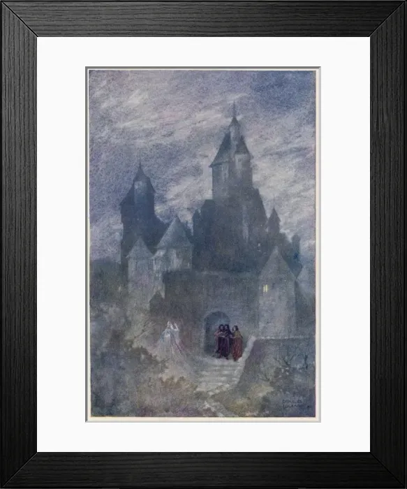 Framed Print : Hamlet & the Ghost Framed Print : Hamlet & the Ghost