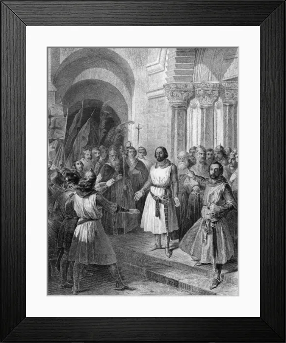 Framed Print : Godefroi De Bouillon Framed Print : Godefroi De Bouillon