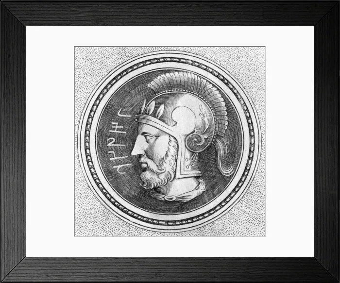 Framed Print : Hannibal / Silver Coin Framed Print : Hannibal / Silver Coin