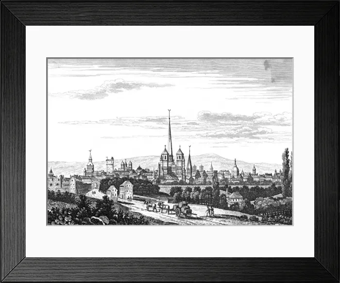 Framed Print : FRANCE  /  DIJON, 1835
