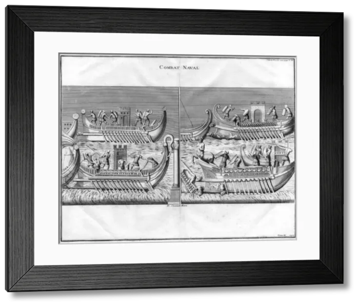 Framed Print : Roman Naval Battle Framed Print : Roman Naval Battle
