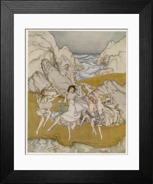 Framed Print : Shakespeare / The Tempest Framed Print : Shakespeare / The Tempest