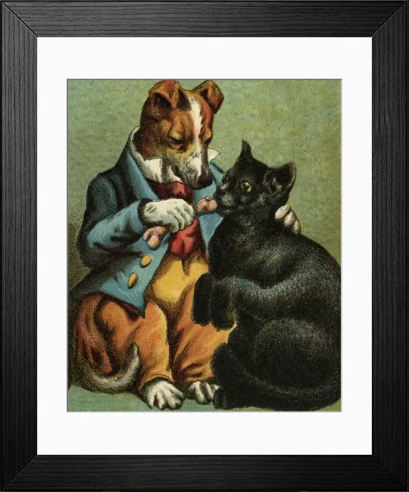 Framed Print : Mother Hubbard / Feed Cat Framed Print : Mother Hubbard / Feed Cat