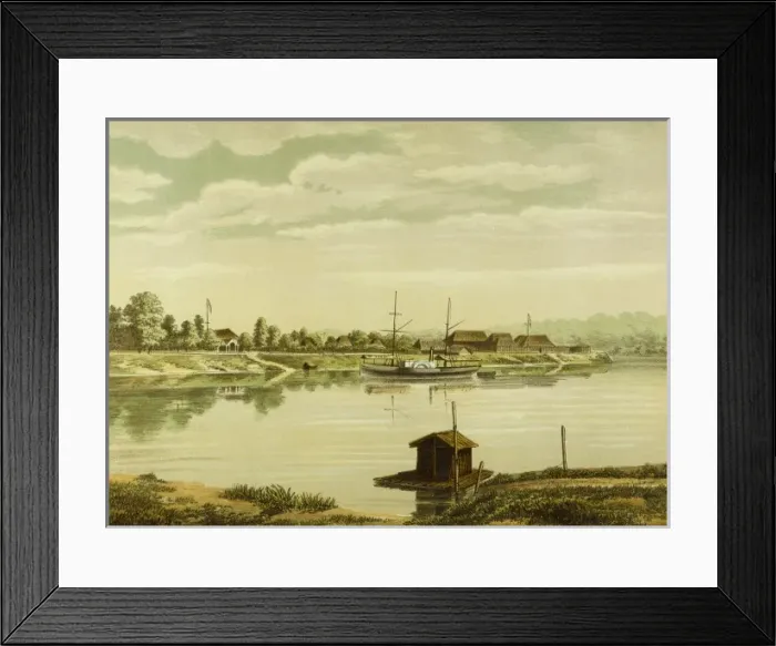 Framed Print : Borneo / Sintang 1883 Framed Print : Borneo / Sintang 1883