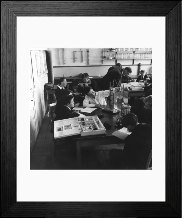 Framed Print : Science Lesson / Hailsham Framed Print : Science Lesson / Hailsham