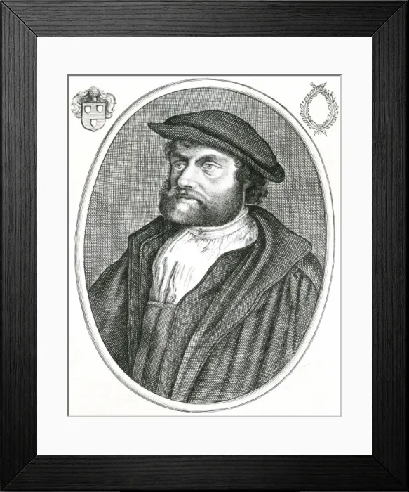 Framed Print : Hans Holbein / Moncornet Framed Print : Hans Holbein / Moncornet