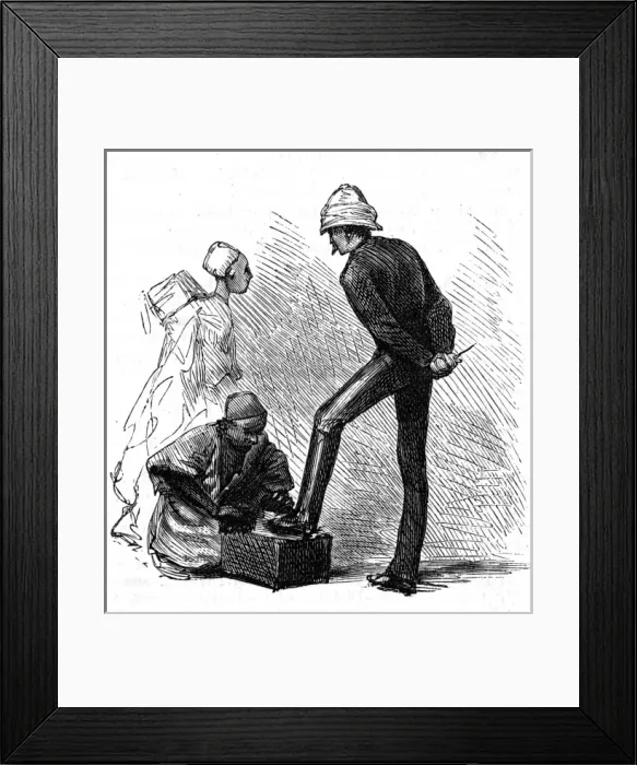Framed Print : Shoes Polished, Cairo Framed Print : Shoes Polished, Cairo