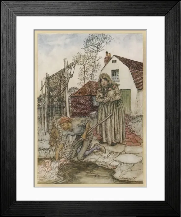 Framed Print : The Fish and the Ring Framed Print : The Fish and the Ring