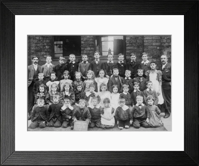 Framed Print : Board School Class C1893 Framed Print : Board School Class C1893