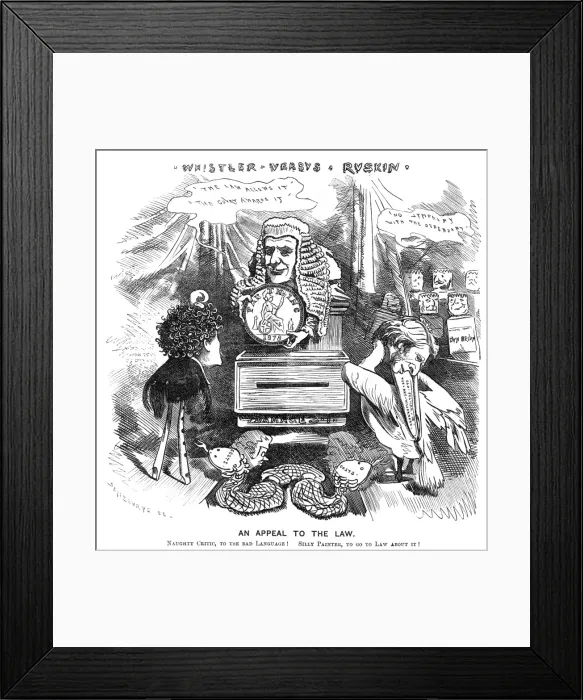 Framed Print : Punch / Ruskin / Whistler Framed Print : Punch / Ruskin / Whistler