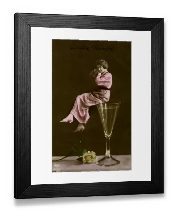 Framed Print : Wine Glass and Woman Framed Print : Wine Glass and Woman