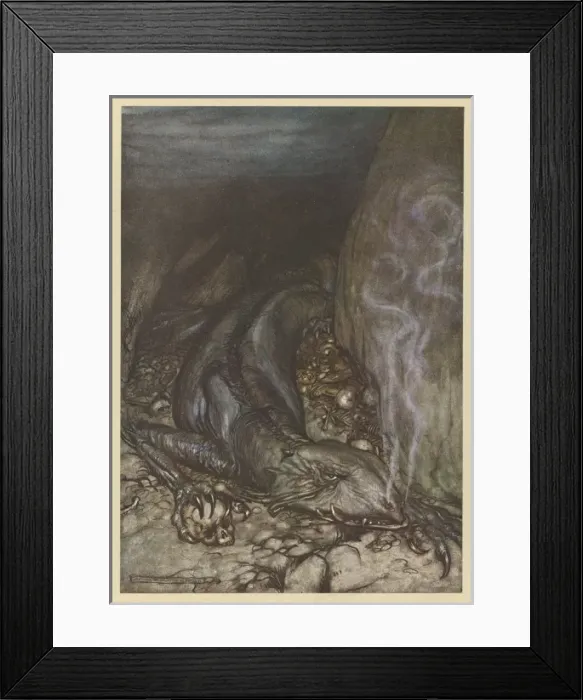 Framed Print : Fafner in Dragon Form Framed Print : Fafner in Dragon Form