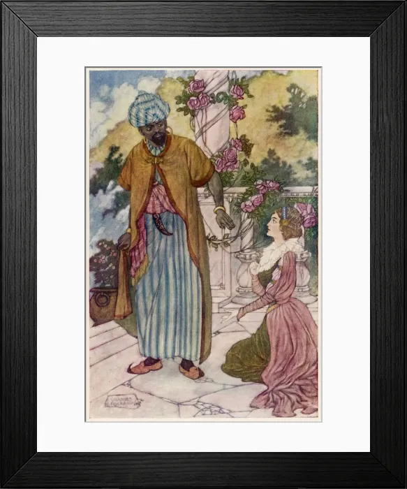 Framed Print : Othello & Desdemona Framed Print : Othello & Desdemona