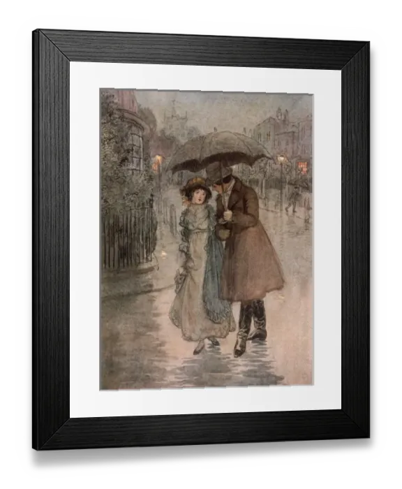 Framed Print : Quality Street: Valentin Framed Print : Quality Street: Valentin