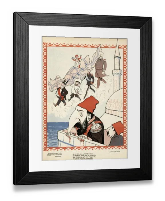 Framed Print : Turkey Loses Crete Framed Print : Turkey Loses Crete