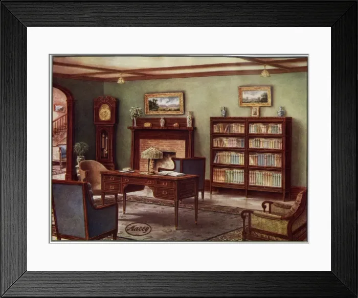 Framed Print : English Study 1911 Framed Print : English Study 1911