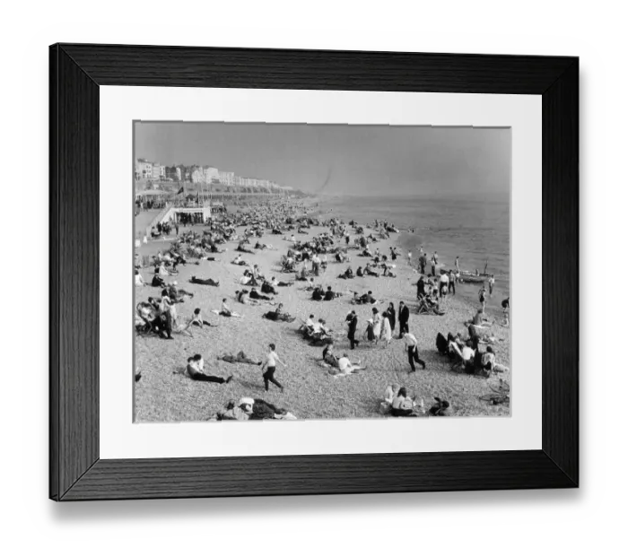 Framed Print : On Brighton Beach Framed Print : On Brighton Beach