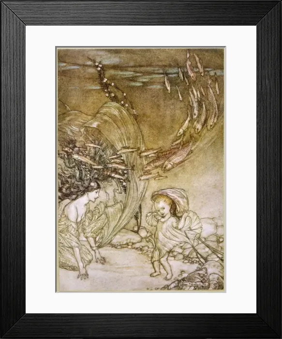 Framed Print : Undine / De LA Motte Framed Print : Undine / De LA Motte