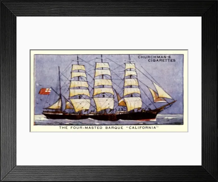 Framed Print : CALIFORNIA BARQUE Framed Print : CALIFORNIA BARQUE