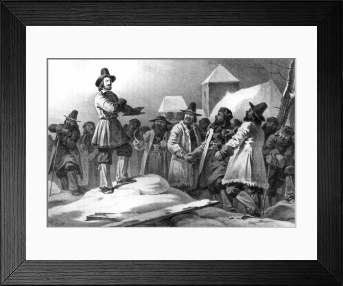 Framed Print : Gustav Vasa rousing his countrymen against the Danes Framed Print : Gustav Vasa rousing his countrymen against the Danes