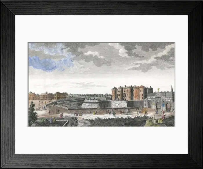 Framed Print : Paris / Bastille C1770 Framed Print : Paris / Bastille C1770