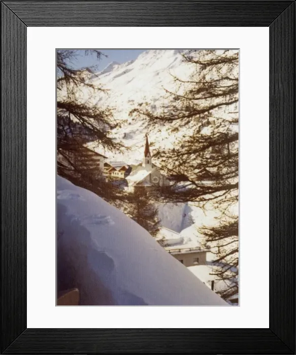 Framed Print : Distant view of Obergurgl, Austria Framed Print : Distant view of Obergurgl, Austria