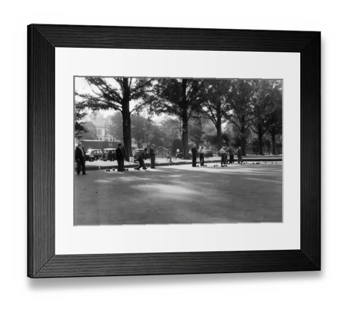 Framed Print : Brighton Bowls 1950S Framed Print : Brighton Bowls 1950S